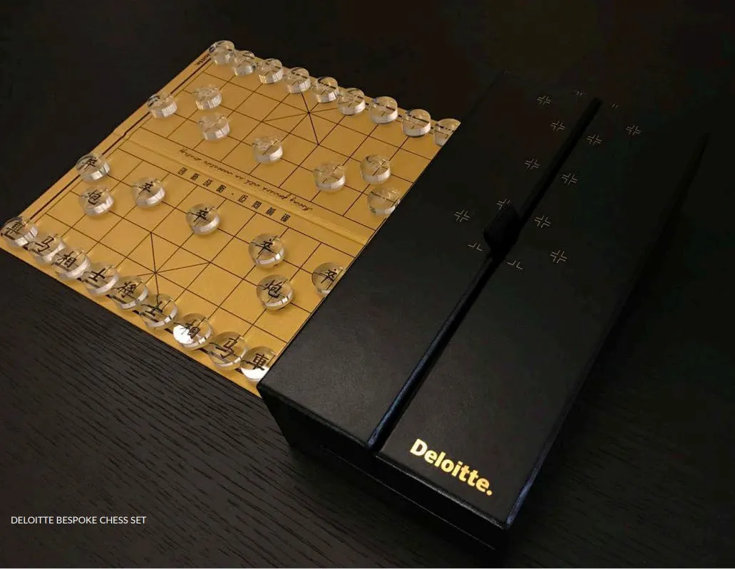 Bespoke Deloitte chess set
