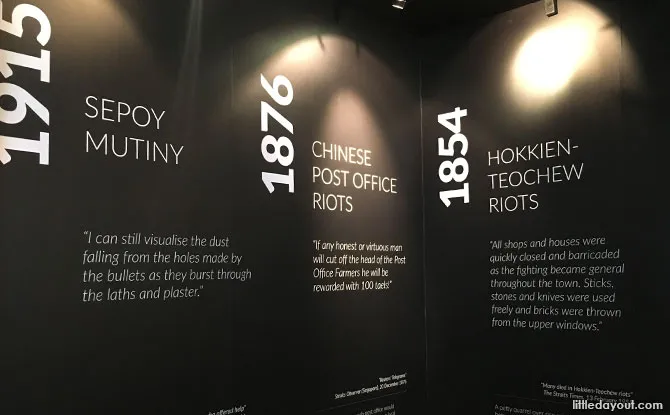 Timeline panels for 1915, 1876 and 1854